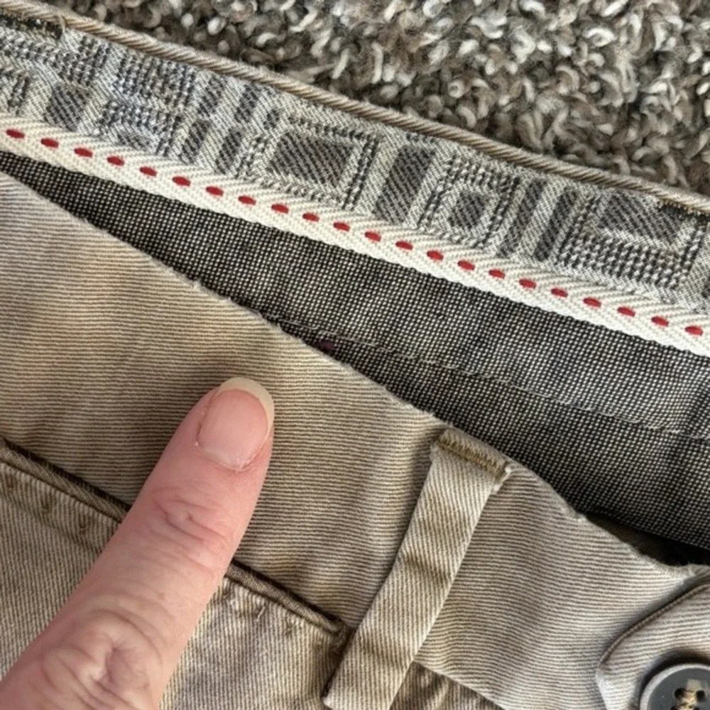 Hiltl Mens The Ultimate Trousers Chino Tan Beige 34x29 Preppy Classic Collegiate